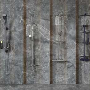 现代淋浴花洒3D模型下载